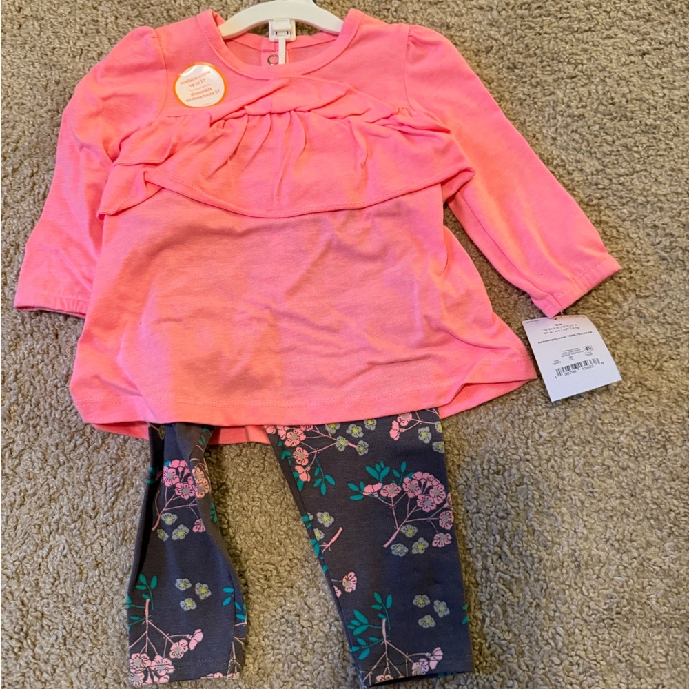 Carter's Pink and Gray Kids Matching Set